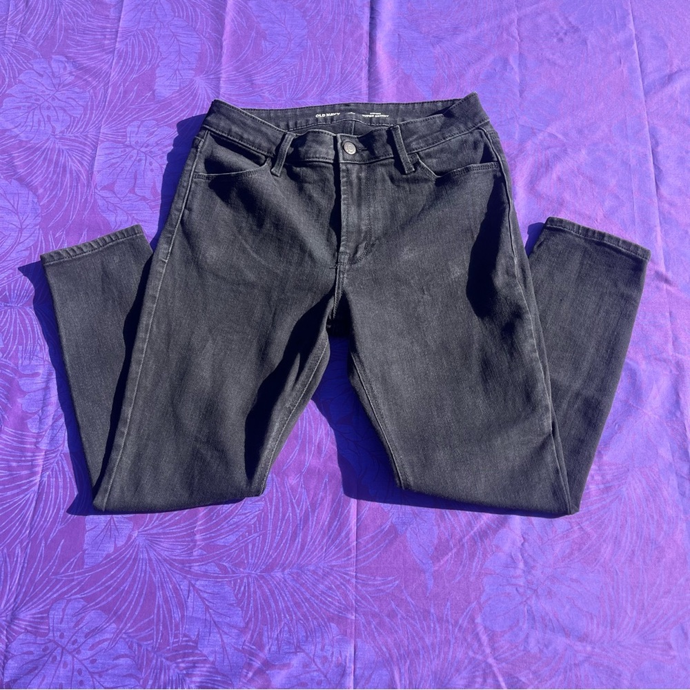 Old Navy Women's Dark Gray Skinny Jeans
